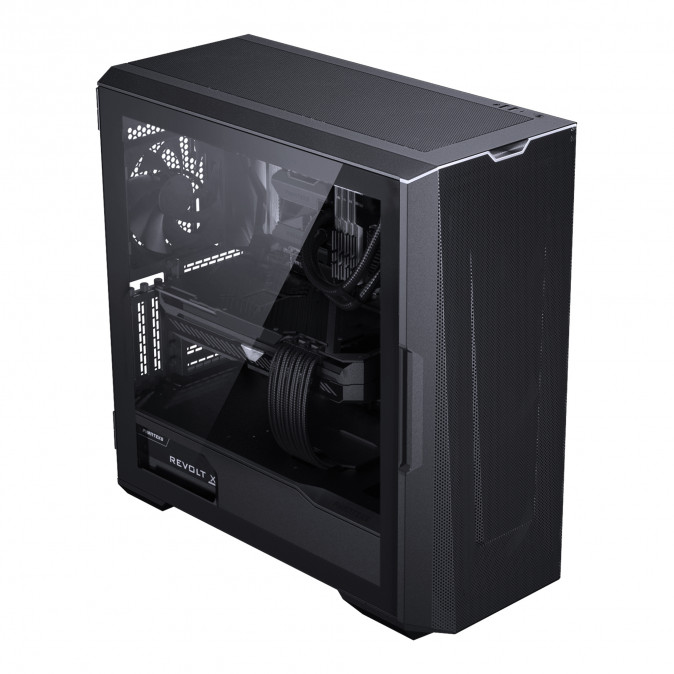 Számítógépház PHANTEKS Eclipse G500A ATX Edzett üveg Fekete PC