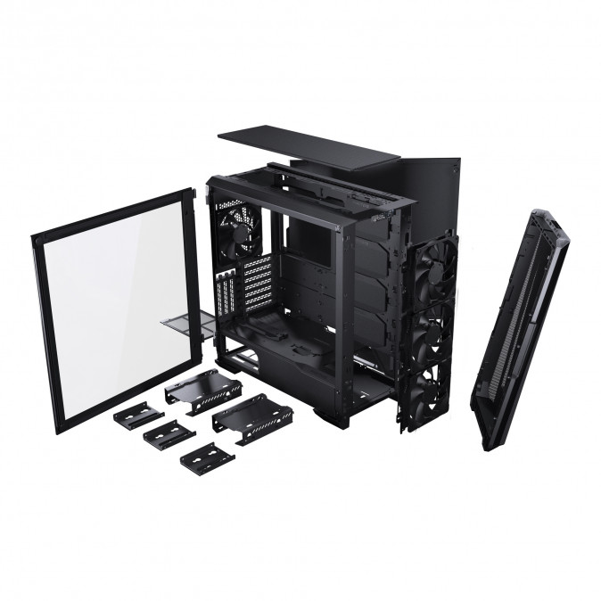Számítógépház PHANTEKS Eclipse G500A ATX Edzett üveg Fekete PC