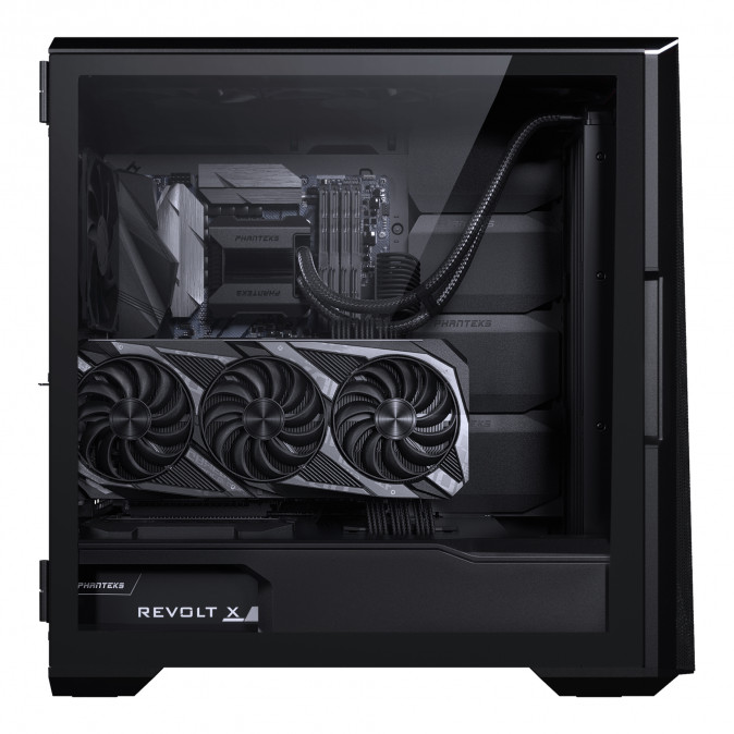 Számítógépház PHANTEKS Eclipse G500A ATX Edzett üveg Fekete PC
