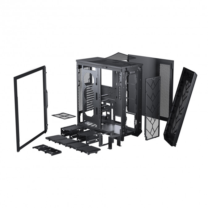 Számítógépház PHANTEKS Enthoo Pro 2 Server XL-EEB , edzett üveg, Fekete PC