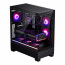 Számítógépház Phanteks XT View edzett üveg, D-RGB, Fekete thumbnail
