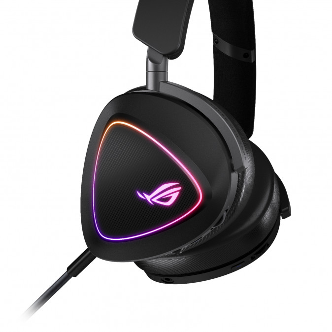 ASUS ROG Delta II vezeték nélküli fejhallgató mikrofonnal - Fekete (90YH03W0-BHUA00) PC