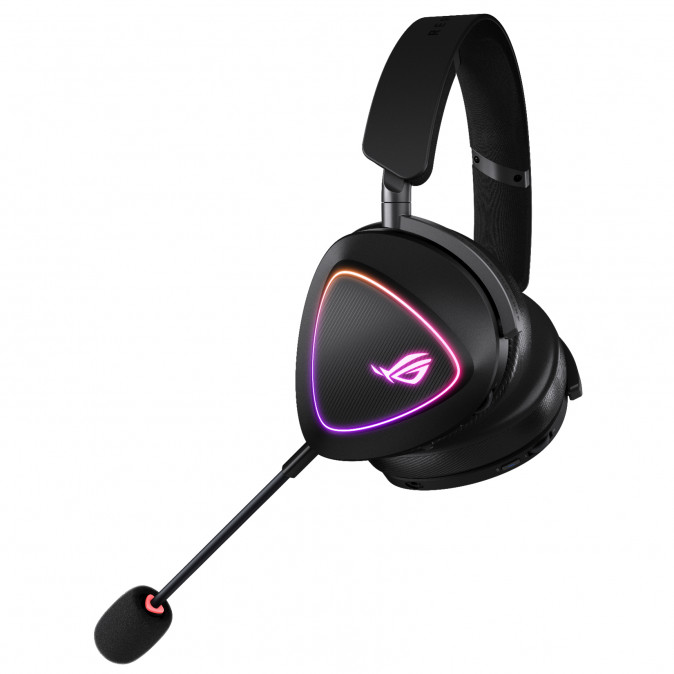 ASUS ROG Delta II vezeték nélküli fejhallgató mikrofonnal - Fekete (90YH03W0-BHUA00) PC