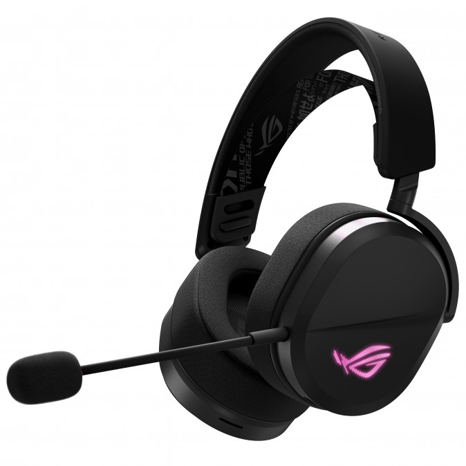 ASUS ROG Pelta vezeték nélküli fejhallgató mikrofonnal - Fekete (90YH0410-BHUA00) PC