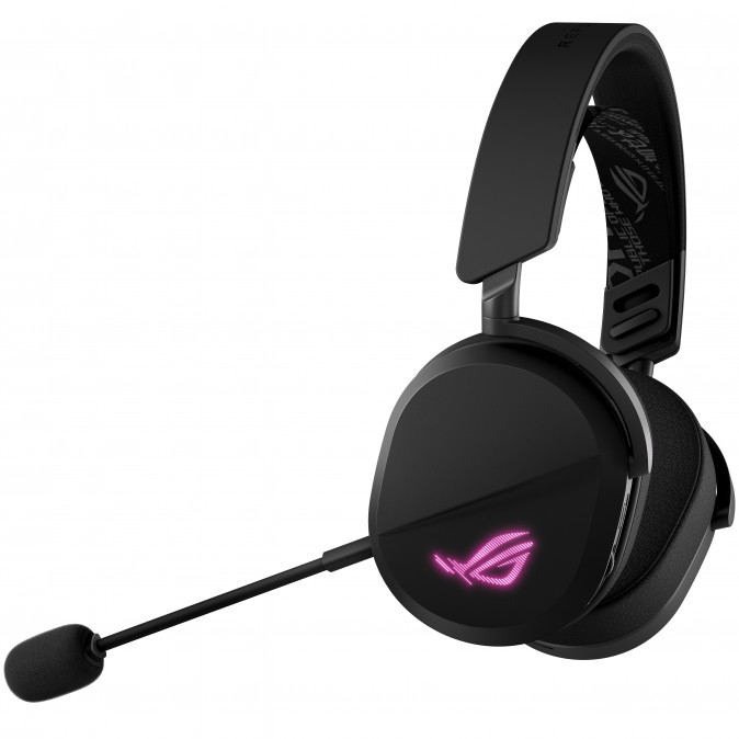 ASUS ROG Pelta vezeték nélküli fejhallgató mikrofonnal - Fekete (90YH0410-BHUA00) PC