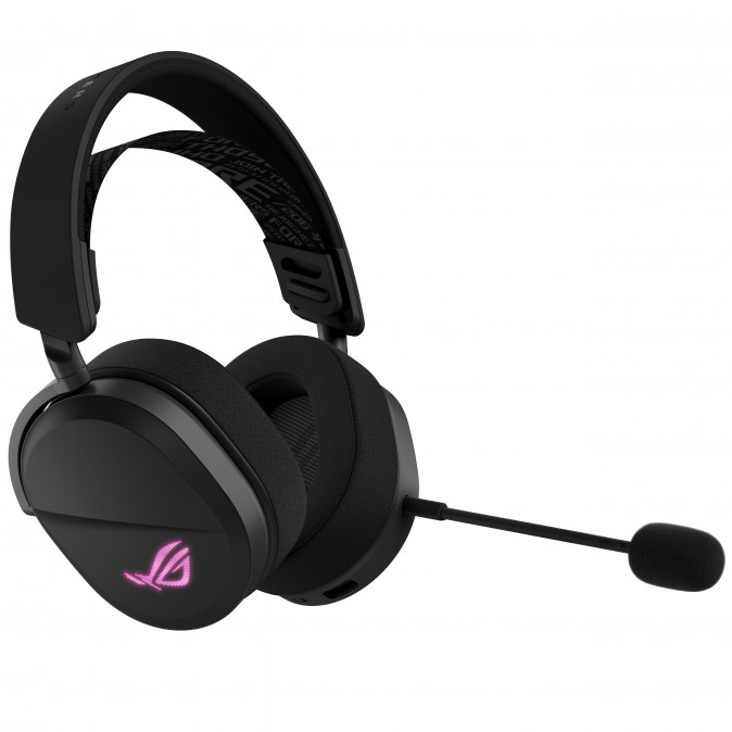 ASUS ROG Pelta vezeték nélküli fejhallgató mikrofonnal - Fekete (90YH0410-BHUA00) PC