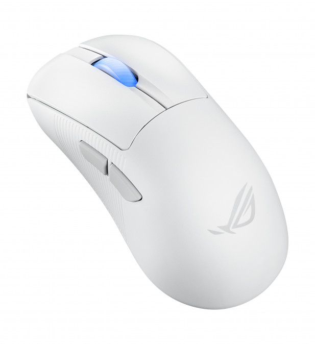 ASUS ROG Keris II Ace vezeték nélküli optikai egér - Fehér (90MP03N0-BMUA10) PC