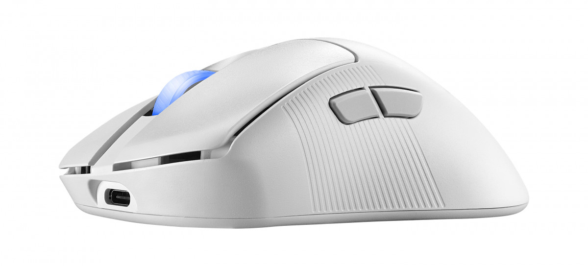 ASUS ROG Keris II Ace vezeték nélküli optikai egér - Fehér (90MP03N0-BMUA10) PC