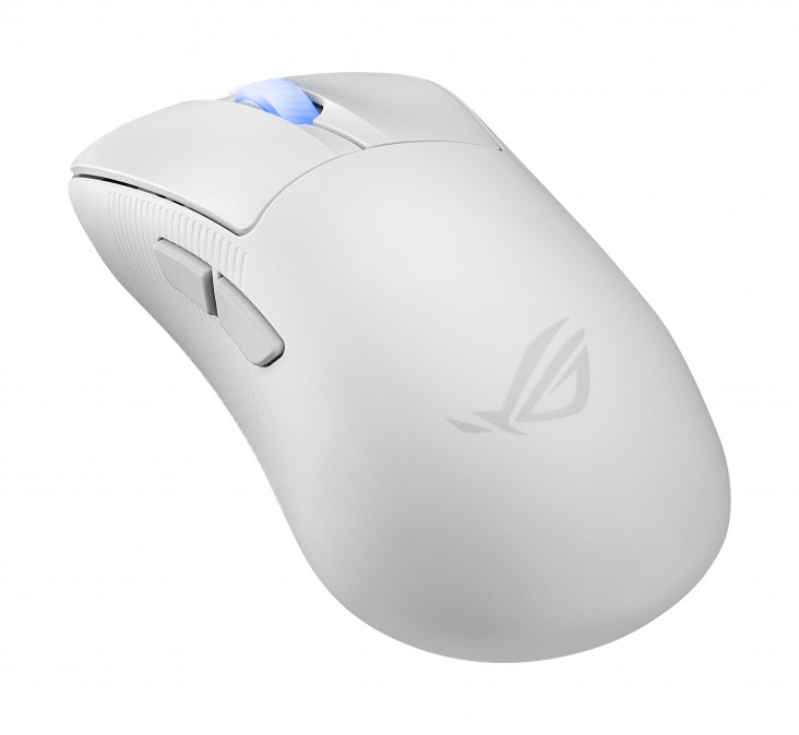 ASUS ROG Keris II Ace vezeték nélküli optikai egér - Fehér (90MP03N0-BMUA10) PC