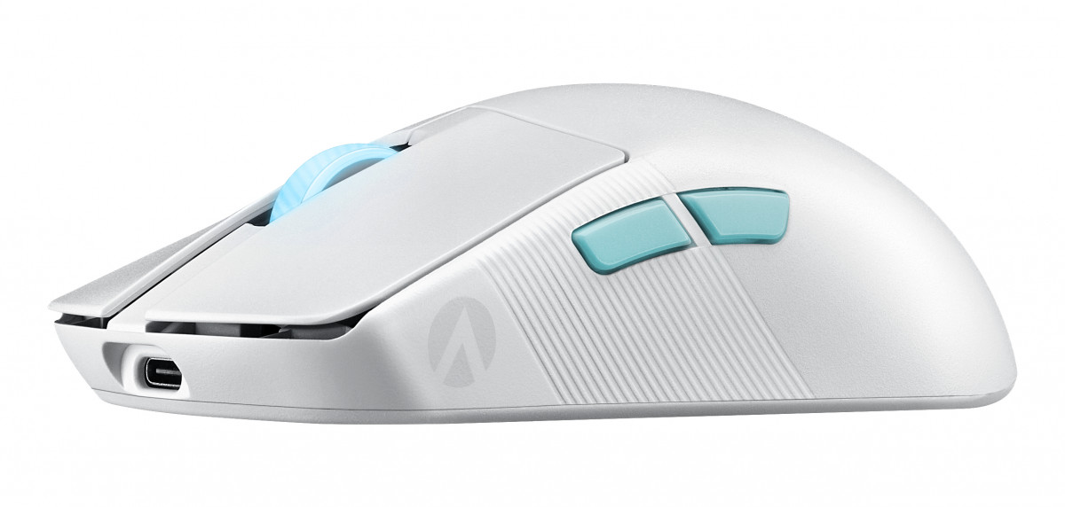 ASUS ROG Harpe Ace Aim Lab vezeték nélküli gamer egér - Fehér (90MP02W0-BMUA10) PC