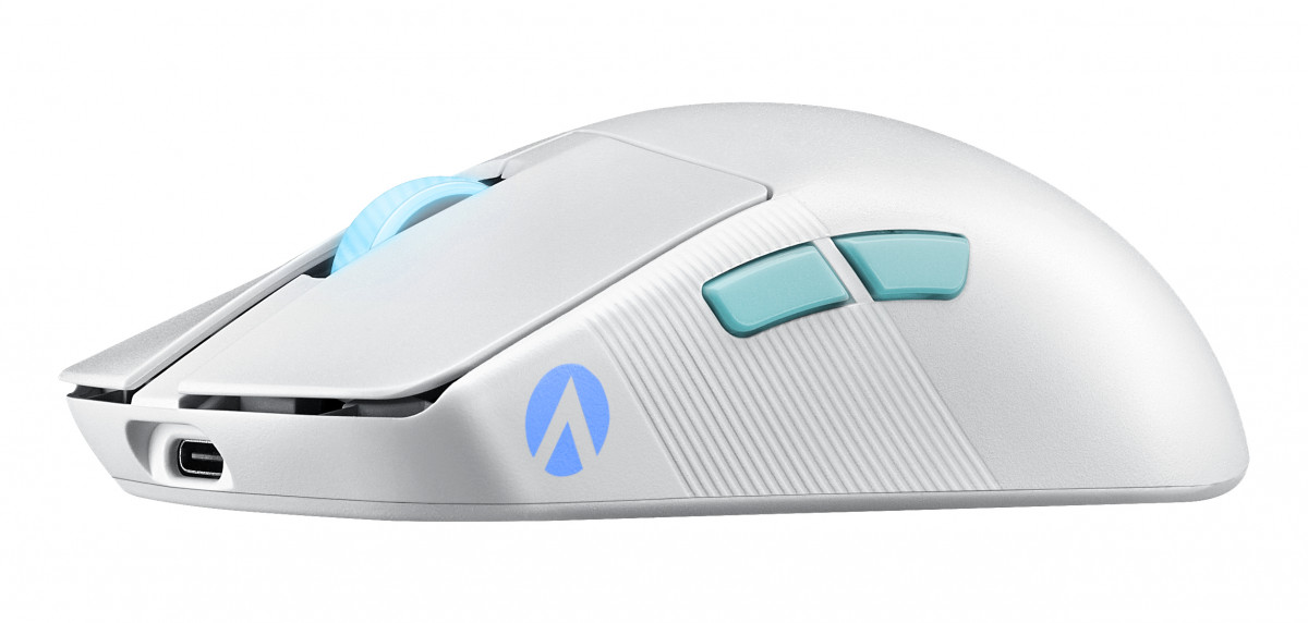 ASUS ROG Harpe Ace Aim Lab vezeték nélküli gamer egér - Fehér (90MP02W0-BMUA10) PC