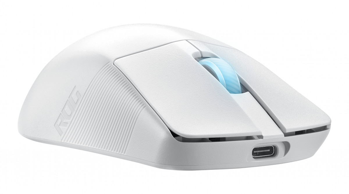 ASUS ROG Harpe Ace Aim Lab vezeték nélküli gamer egér - Fehér (90MP02W0-BMUA10) PC