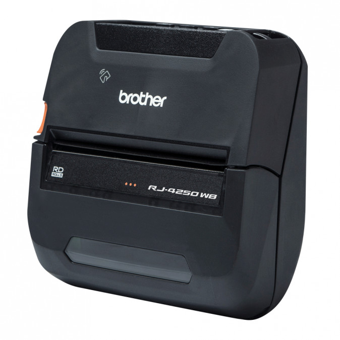 BROTHER Mobil nyomtató RJ-4250WB, mono, 203 dpi, direkt thermal, 127 mm/mp, Bluetooth/USB/WiFi/WiFi Direct PC