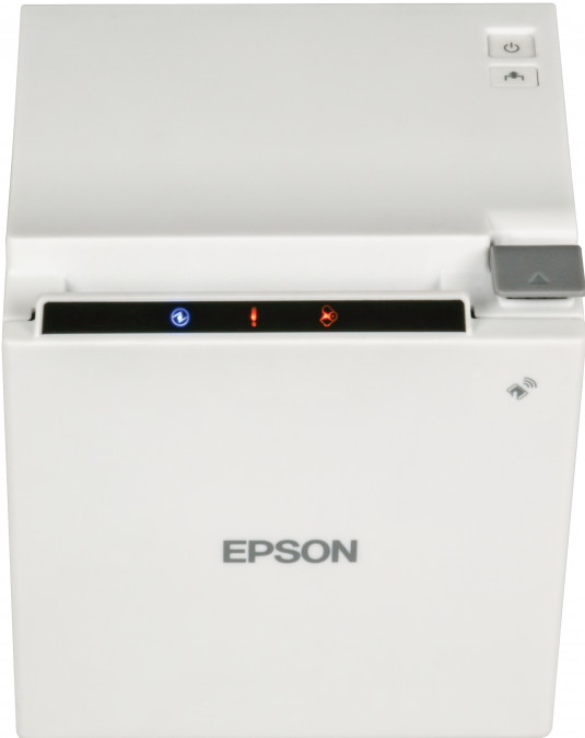 EPSON Blokknyomtató - TM-M30 (121B0) (200mm/s, 203dpi, 80mm, USB/LAN, fehér) PC