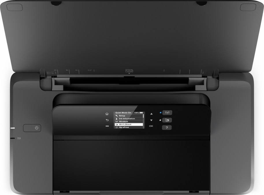 HP Tintasugaras Nyomtató Officejet 200 mobil printer, USB/WIFI, A4, 10lap/perc (FF, ISO), Hordozható, Akku PC