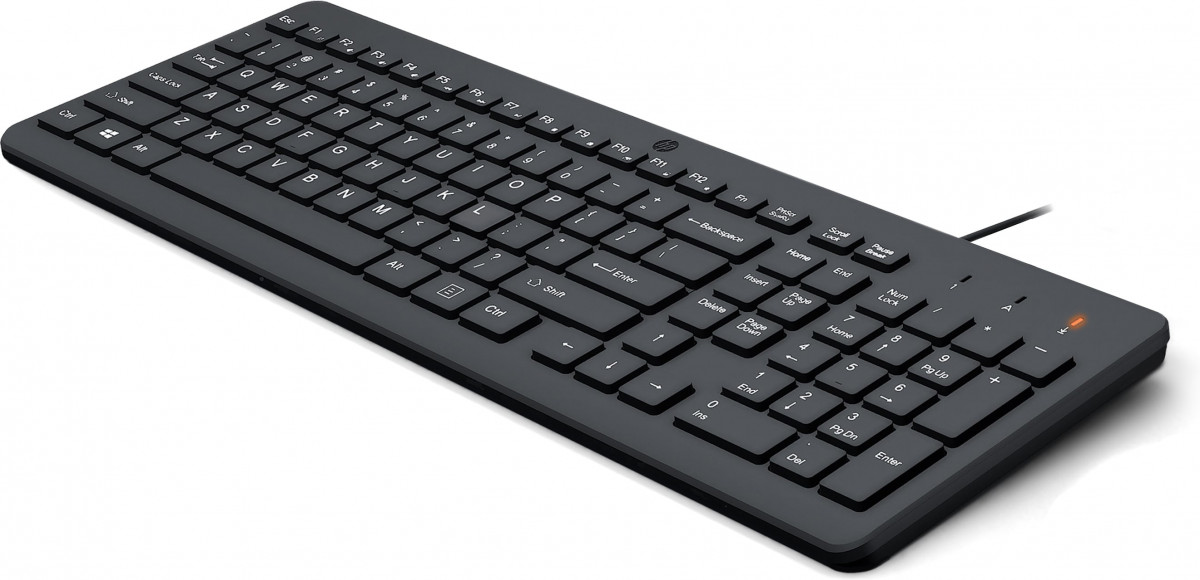HP 150 vezetékes billentyűzet - Fekete (664R5AA#AKC) PC