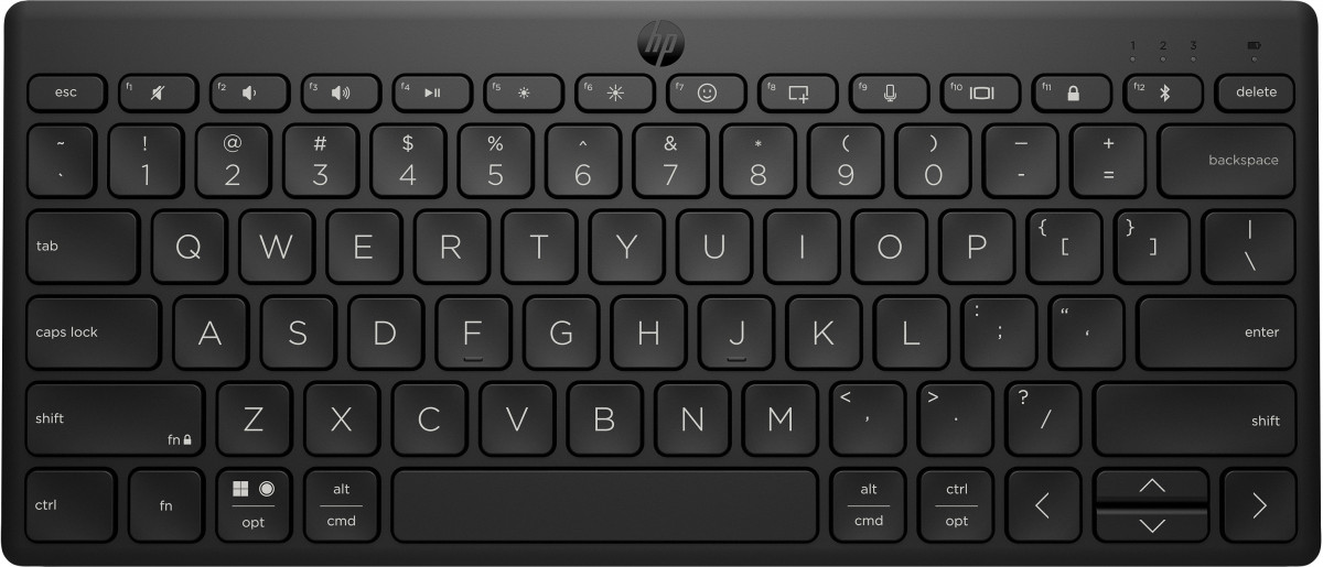 HP Bluetooth 350 vezeték nélküli billentyűzet - Fekete (692S8AA#AKC) PC