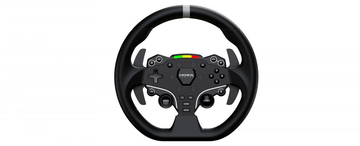 Moza Racing kormány - R3 PC Szimulátor szett (Direct Drive, R3 bázis, ES kormány, SR-P Lite pedál, bilincs) Több platform