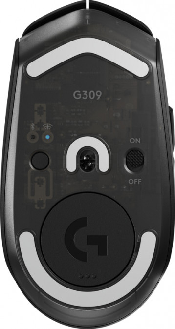 LOGITECH G309 Lightspeed Bluetooth Gaming Egér - Fekete (910-007199) PC