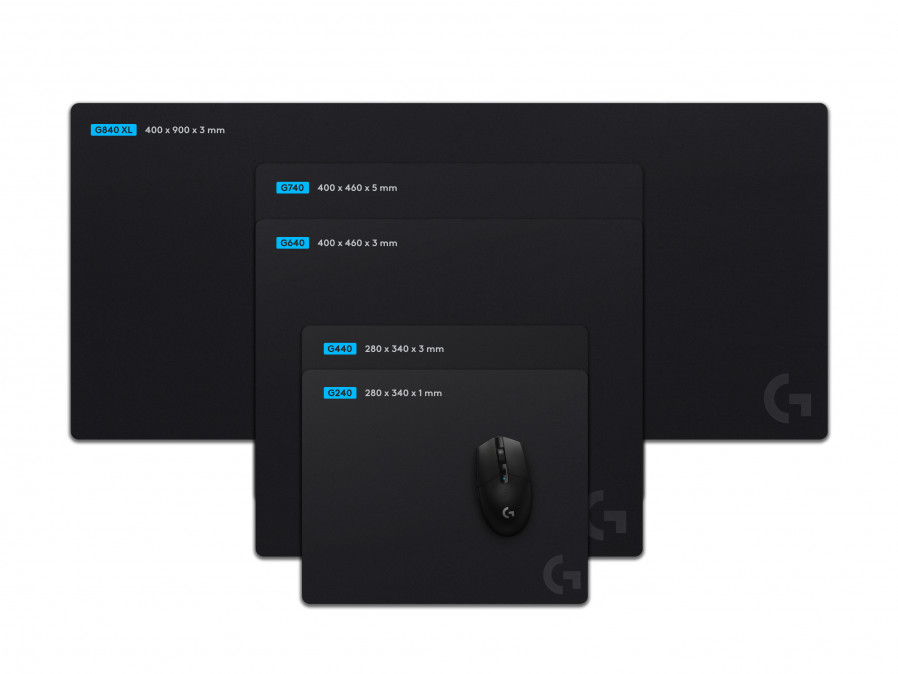 LOGITECH G740 Gaming Pad L Egérpad - Fekete (943-000806) PC