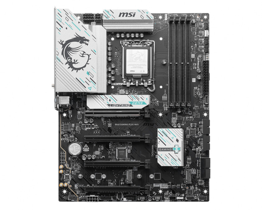 MSI B860 GAMING PLUS WIFI (LGA1851) Alaplap (7E41-003R) PC