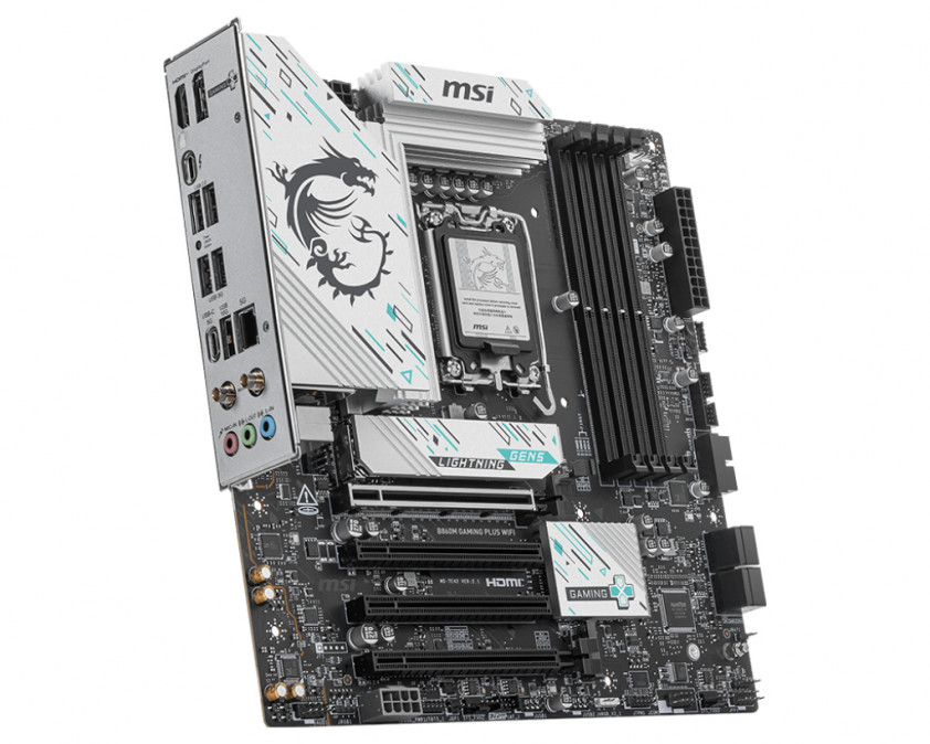 MSI B860M GAMING PLUS WIFI (LGA1851) Alaplap (7E42-003R) PC