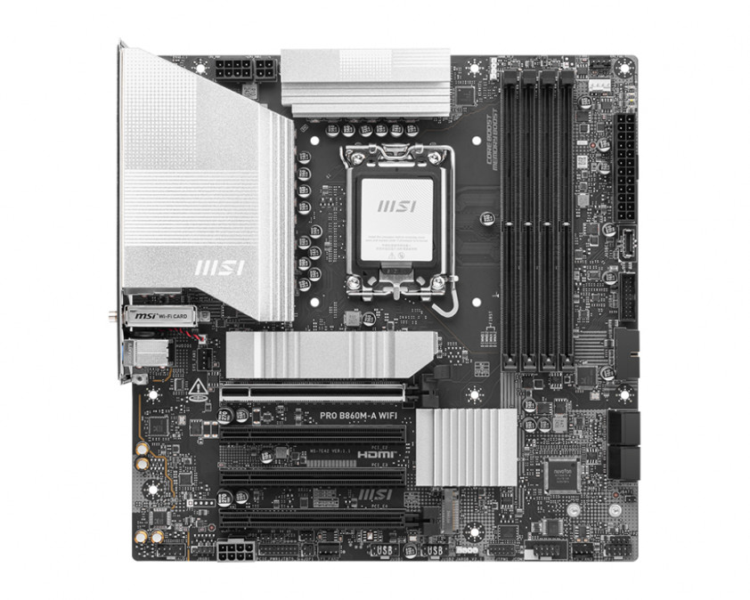 MSI PRO B860M-A WIFI (LGA1851) Alaplap (7E42-002R) PC