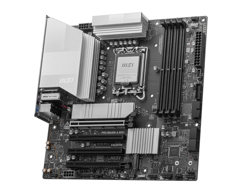 MSI PRO B860M-A WIFI (LGA1851) Alaplap (7E42-002R) PC