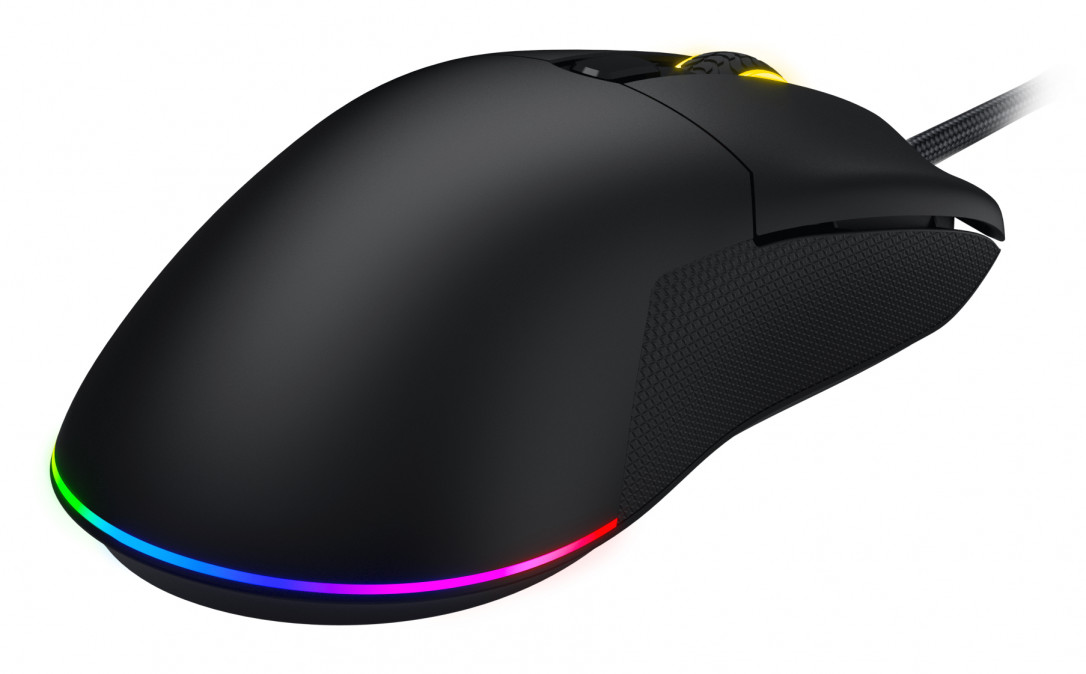 HATOR Pulsar 3 12000 DPI gamer egér - Fekete (HTM610) PC
