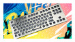 HATOR Gravity X TKL Orange switch billentyűzet - US ANSI kiosztás - Fekete (HTK550) thumbnail