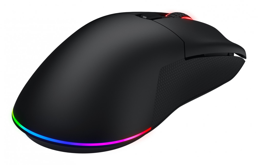 HATOR Pulsar 3 vezeték nélküli 12000 DPI gamer egér - Fekete (HTM630) PC