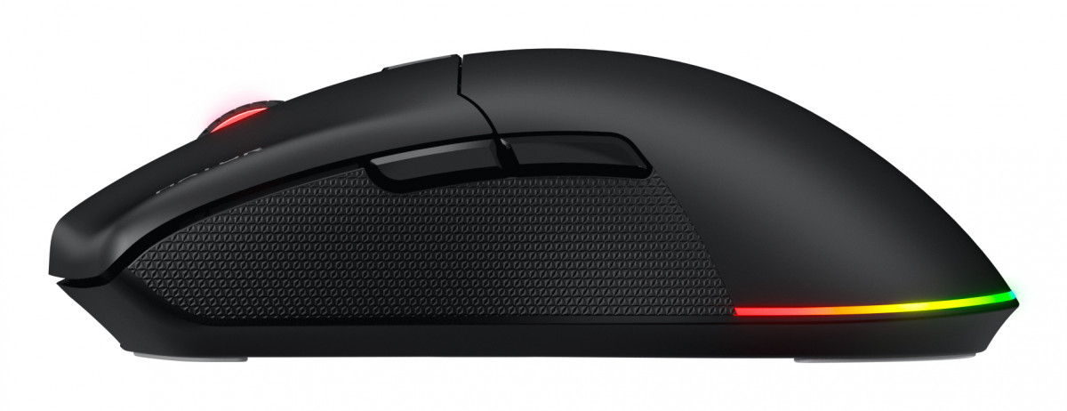 HATOR Pulsar 3 vezeték nélküli 12000 DPI gamer egér - Fekete (HTM630) PC