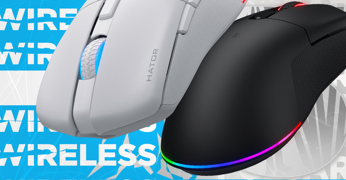 HATOR Pulsar 3 vezeték nélküli 12000 DPI gamer egér - Fehér (HTM631) PC