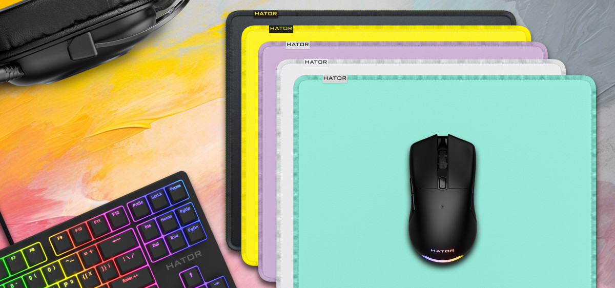 HATOR Tonn EVO L gamer egérpad - 500×420×4 mm (HTP-031) PC