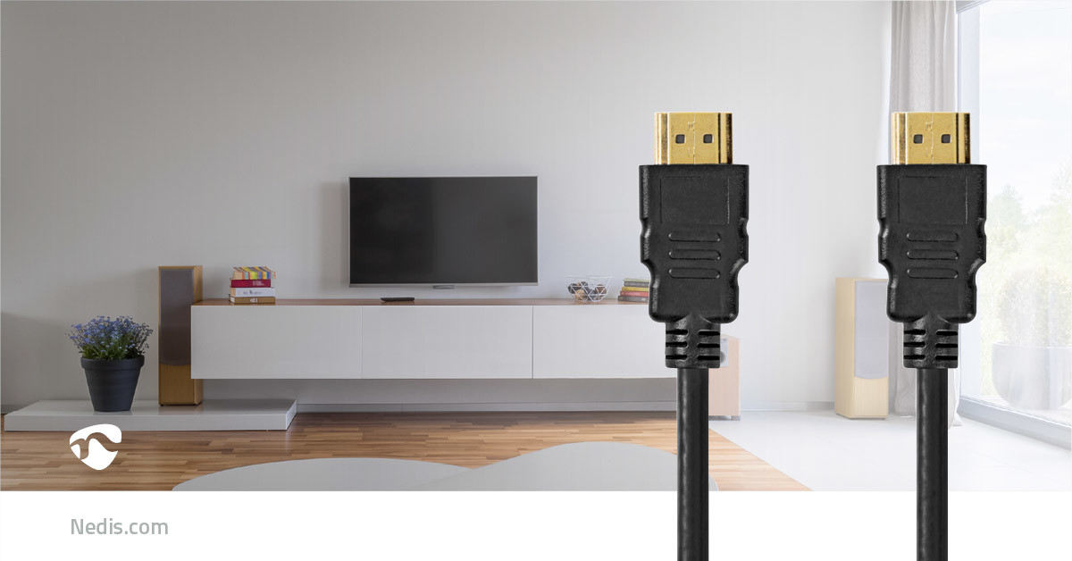 Nedis CVGL35000BK20 ultra HDMI 2.1 kábel, 8K@60Hz | 48 Gbps | 2 m PC