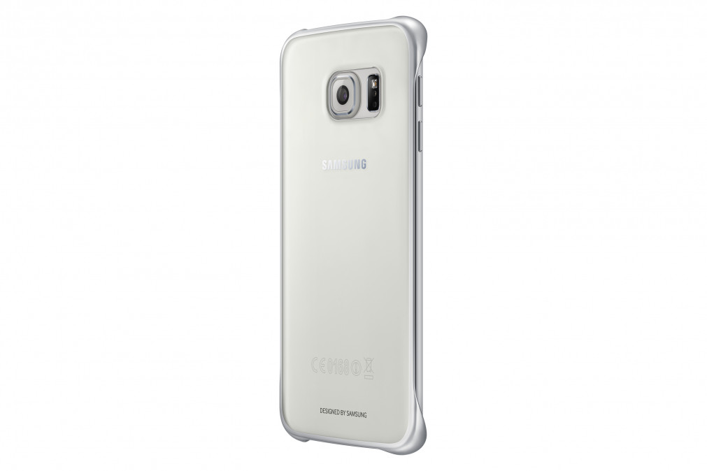 Samsung EF-QG925BSE Clear Silver Tok / S6 Edge Mobil