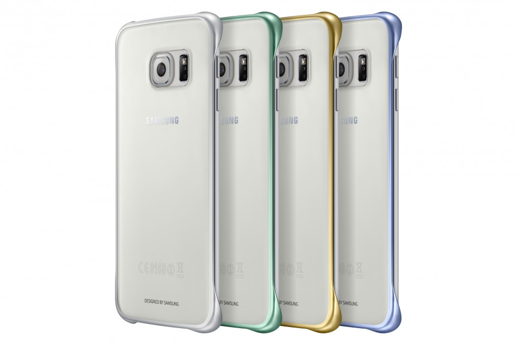 Samsung EF-QG925BSE Clear Silver Tok / S6 Edge Mobil