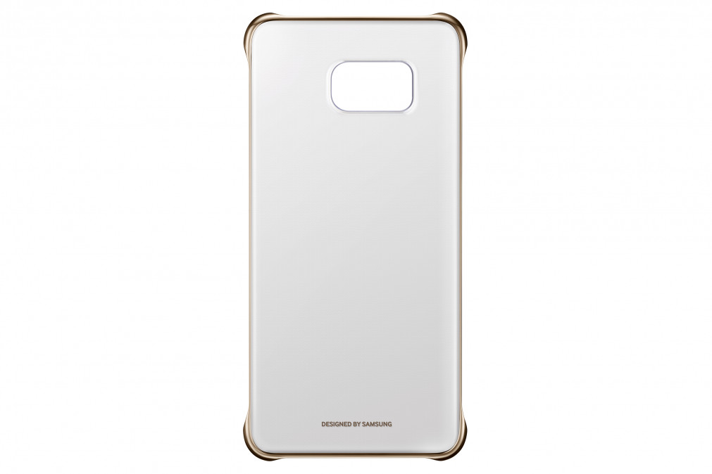Samsung EF-QG928CFE Clear Cover Gold Tok/S6 Edge+ Mobil