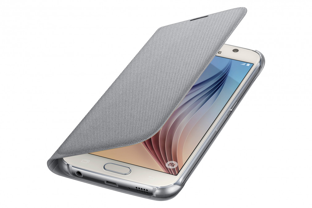 Samsung EF-WG920BSE Silver Flip Tok / S6 Mobil