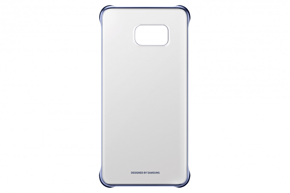 Samsung EF QG928CBE Clear Cover Blue Tok S6 EdgePlus Mobil