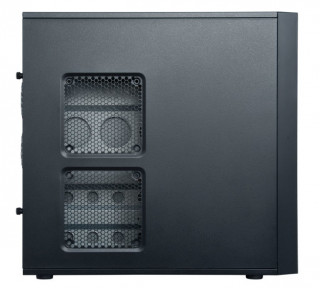 Chieftec CQ-01B-U3-OP Mesh szériás táp nélküli fekete mATX / ATX ház PC