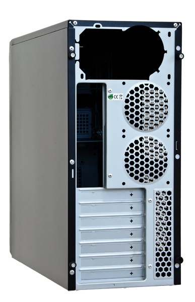 Chieftec LG-01B-OP táp nélküli fekete mATX ház PC