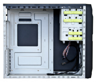 Chieftec LG-01B-OP táp nélküli fekete mATX ház PC