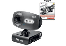 Trust eLight Full HD 1080p mikrofonos fekete webkamera PC