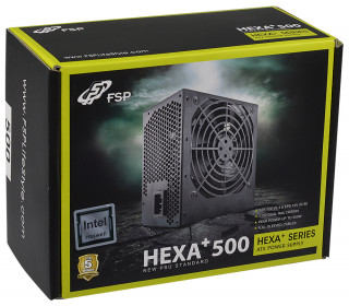 FSP HEXA+ 500W Desktop 80+ tápegység PC