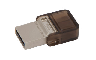 Kingston 8GB microUSB2.0 / USB2.0 Barna (DTDUO/8GB) Flash Drive PC