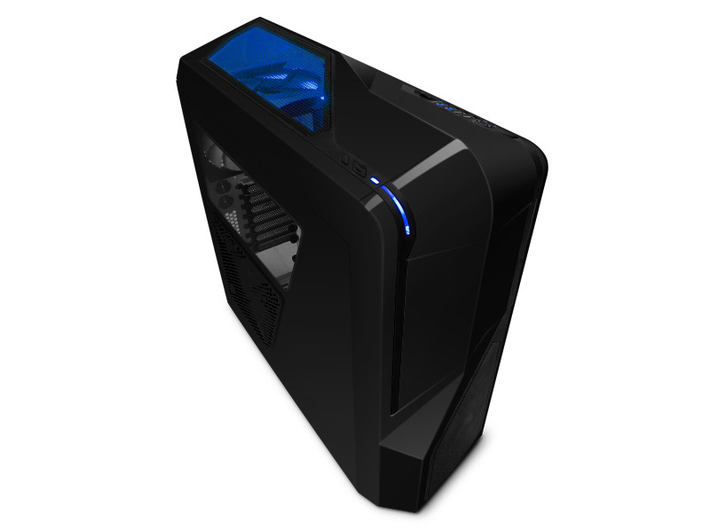 NZXT Phantom 410 Fekete (Táp nélküli) ATX ház PC