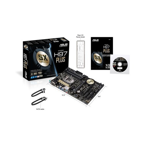 ASUS H97-PLUS Intel H97 LGA1150 ATX alaplap PC