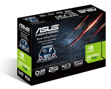 ASUS GT730-SL-2GD3-BRK nVidia 2GB GDDR3 64bit PCIe videokártya PC