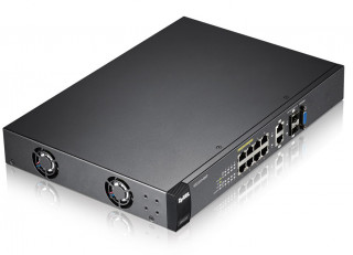 ZyXEL GS2210-8HP 8port GbE LAN L2+ menedzselhető POE switch (180W) PC